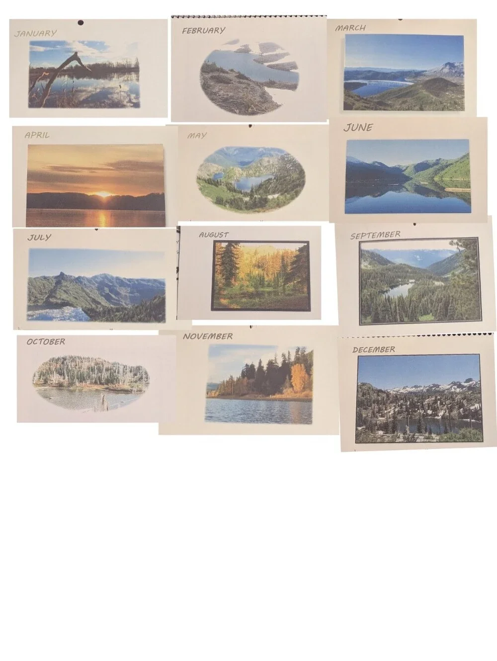 Perpetual Birthday and Anniversary Calendar - Washington State